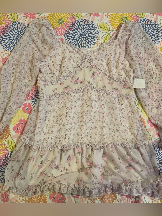 Ultra Flirt Dresses & Skirts - NWT xxl ultra flirt pink floral dress